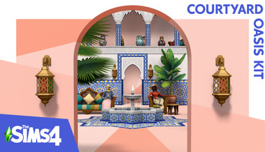 The Sims 4 Courtyard Oasis Kit