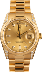 Pre-Owned Rolex Day-Date President 18k Yellow Gold