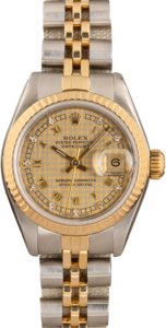 Ladies Rolex DateJust 69173 Diamond Dial