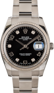 Rolex Date 115234 Diamond Dial
