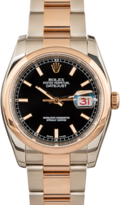 Rolex Datejust 116201 Rose Gold Oyster