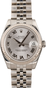 Pre Owned Rolex Datejust 178274 Silver Roman Dial