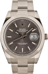 Pre-Owned Rolex Datejust 41 Ref 126300 Rhodium Dial