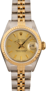 Pre-Owned Rolex Datejust 69173 Champagne