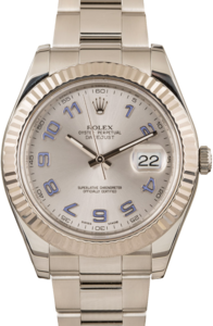 Rolex Datejust II Ref 116334 Lilac Arabic Markers
