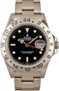 Rolex Explorer II 16570 Black Dial Stainless