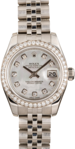 Ladies Datejust 179384 Diamond Bezel