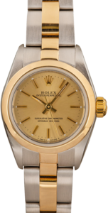 Ladies Rolex Oyster Perpetual 67183 Steel & 18k Gold