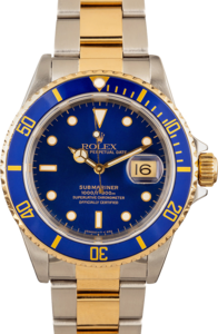 Rolex Submariner 16613 Blue Dial