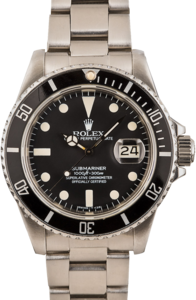 Vintage Rolex Submariner 16800 Black