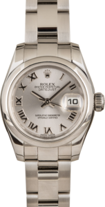 Rolex Ladies Datejust 179160 Silver Dial