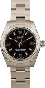 Rolex Oyster Perpetual 31mm 177200 Black Dial